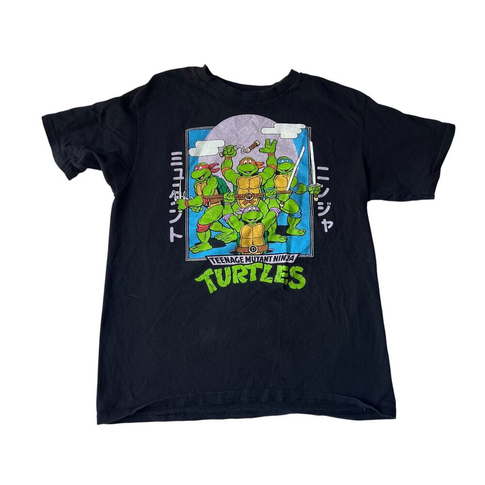 Graphic T-Shirt Black Short Sleeve Retro 90s Men’s M